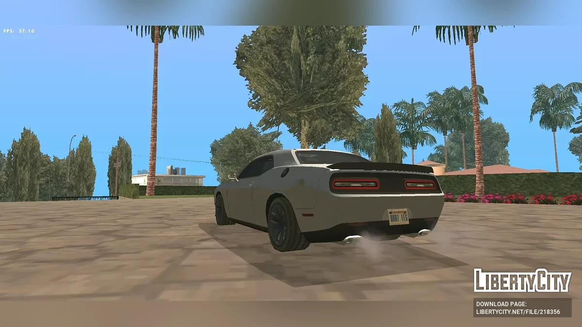 Dodge Challenger Hellcat (SA-стиль) / GTA San Andreas (iOS, Android)