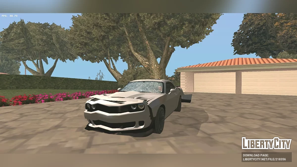 Dodge Challenger Hellcat (SA-стиль) / GTA San Andreas (iOS, Android)