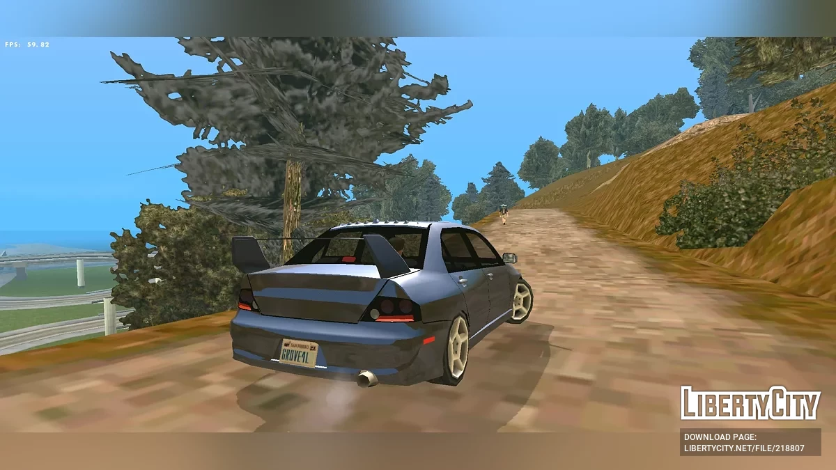Lancer Evolution 8 (SA-стиль + только DFF) / GTA San Andreas (iOS, Android)