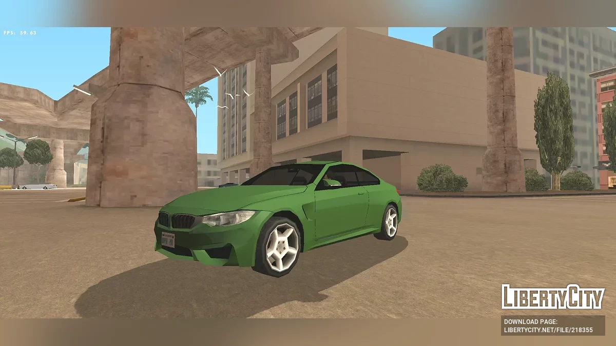 BMW M4 F82 (SA-стиль и только DFF) / GTA San Andreas (iOS, Android)