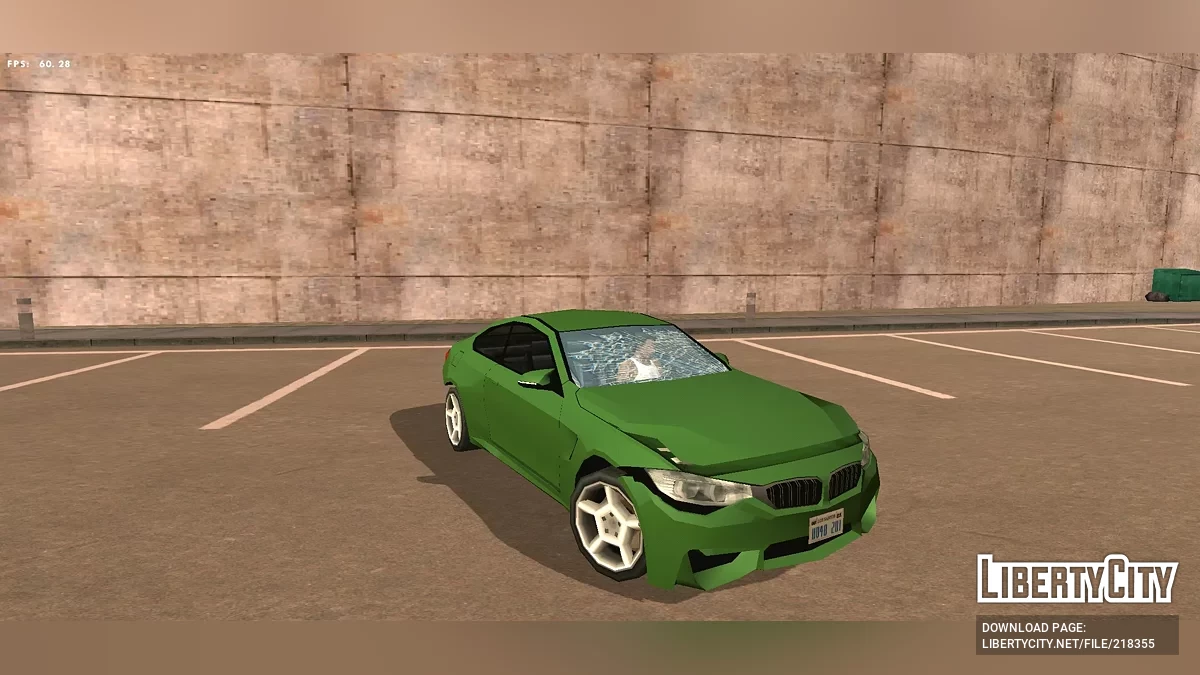 BMW M4 F82 (SA-стиль и только DFF) / GTA San Andreas (iOS, Android)