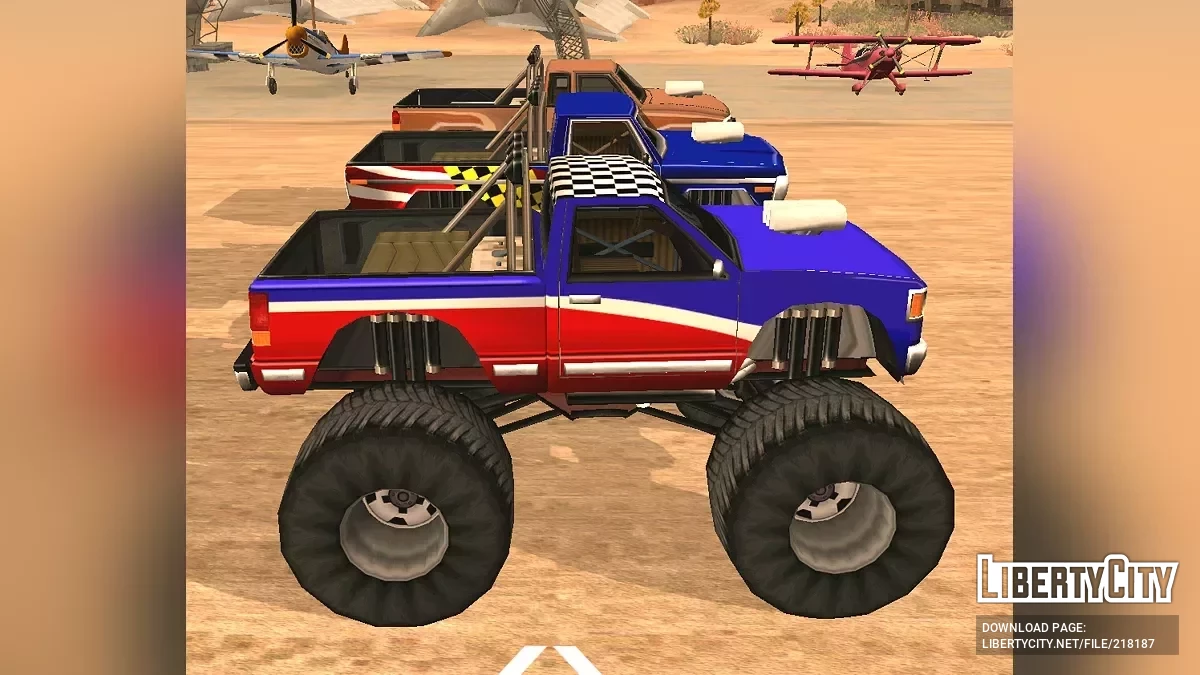 Remake Monster Truck Pack - Hecho en México / GTA San Andreas (iOS, Android)
