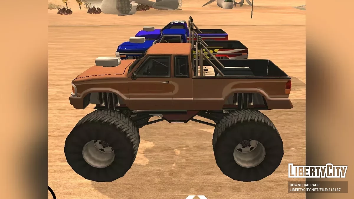 Remake Monster Truck Pack - Hecho en México / GTA San Andreas (iOS, Android)