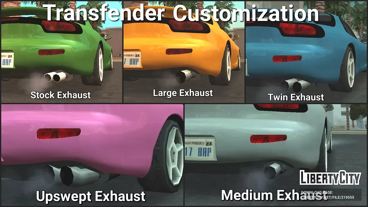 Mazda RX-7 (стиль SA + только DFF) / GTA San Andreas (iOS, Android)