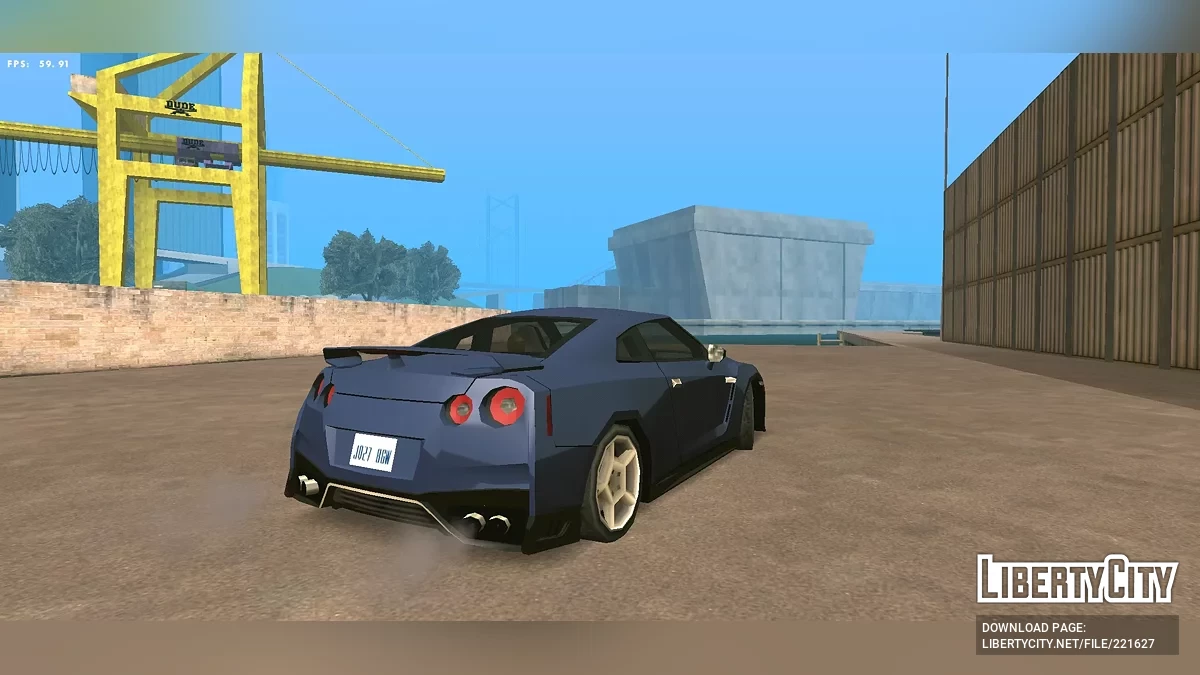 Nissan GT-R R35 2017 SA Style & Dff Only / GTA San Andreas (iOS, Android)