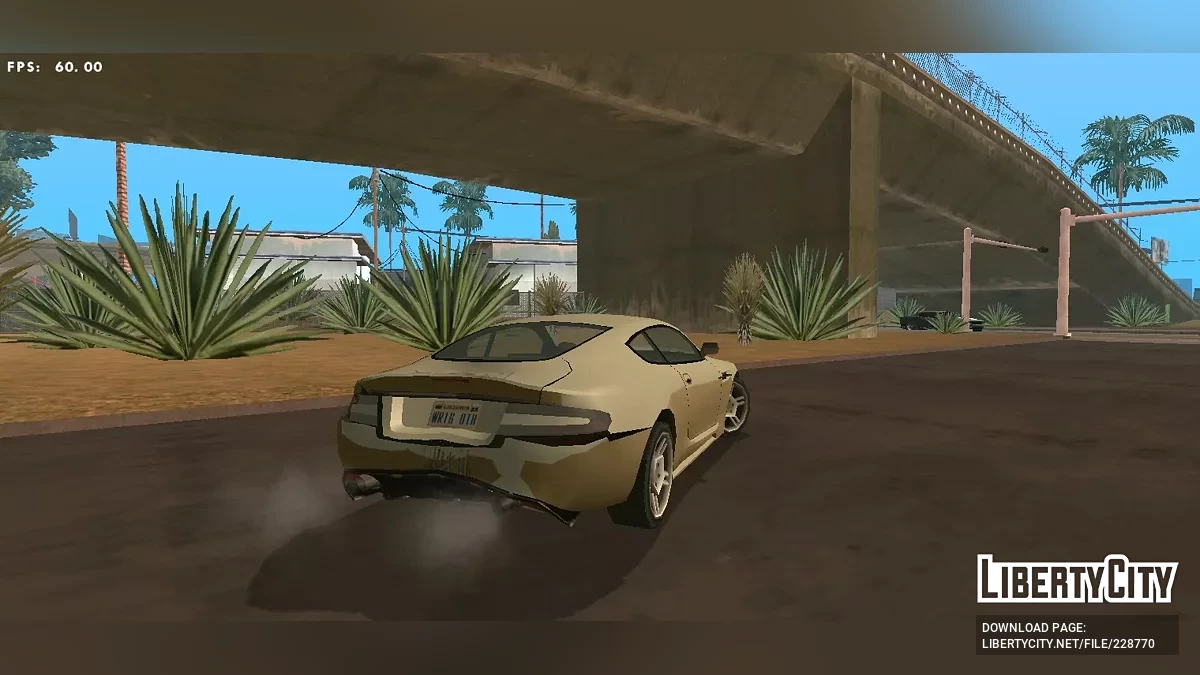 Aston Martin DBS (Стиль SA / Только DFF) / GTA San Andreas (iOS, Android)