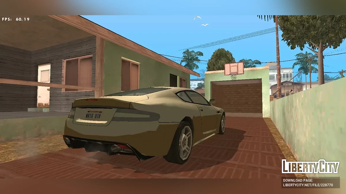 Aston Martin DBS (Стиль SA / Только DFF) / GTA San Andreas (iOS, Android)