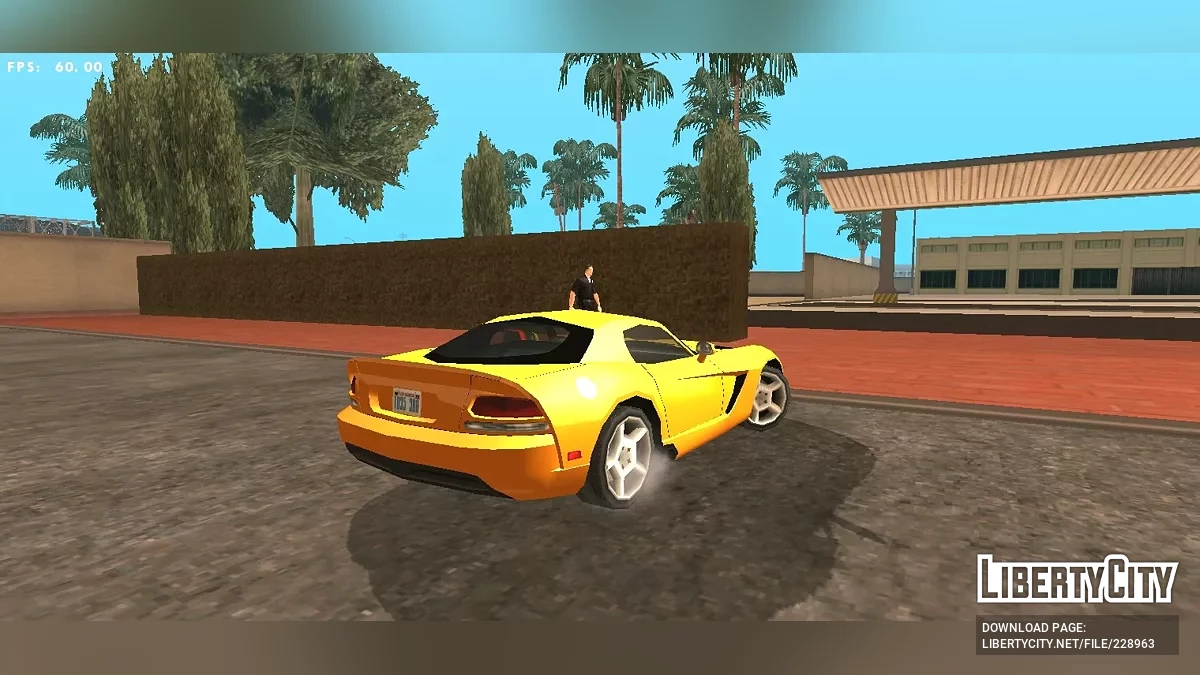 '06 Додж Вайпер SRT 10 (Стиль SA / Только DFF) / GTA San Andreas (iOS, Android)