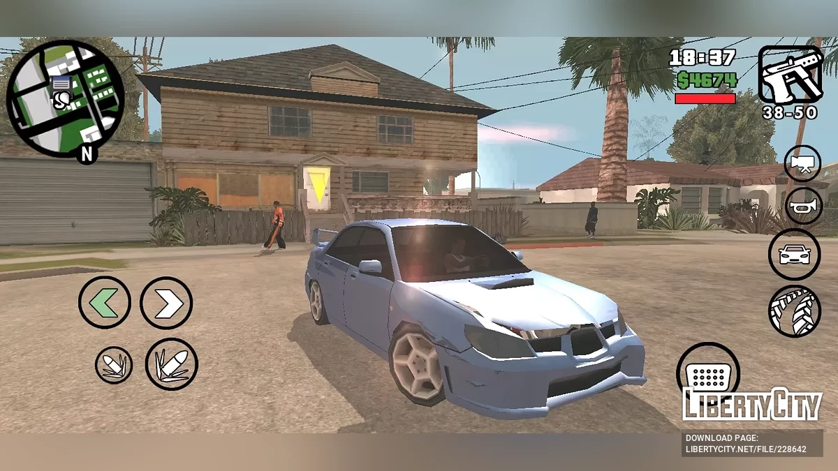 Subaru Impreza WRX STI The Hawkeye (Только DFF) / GTA San Andreas (iOS, Android)