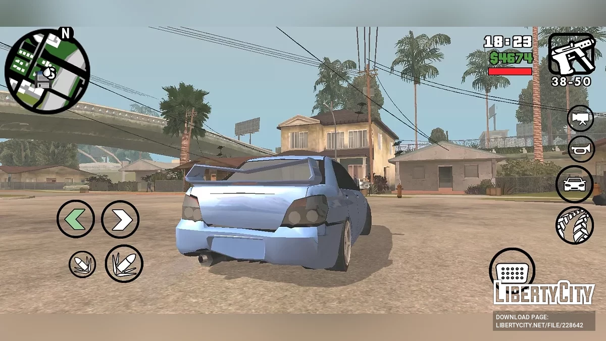 Subaru Impreza WRX STI The Hawkeye (Только DFF) / GTA San Andreas (iOS, Android)