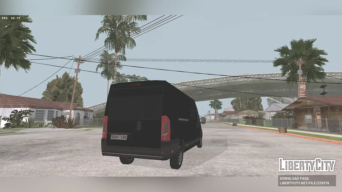2021 Фиат Дукато (SA Стиль / Только DFF) / GTA San Andreas (iOS, Android)
