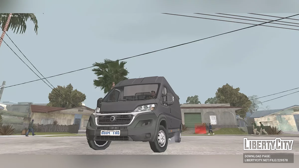 2021 Фиат Дукато (SA Стиль / Только DFF) / GTA San Andreas (iOS, Android)