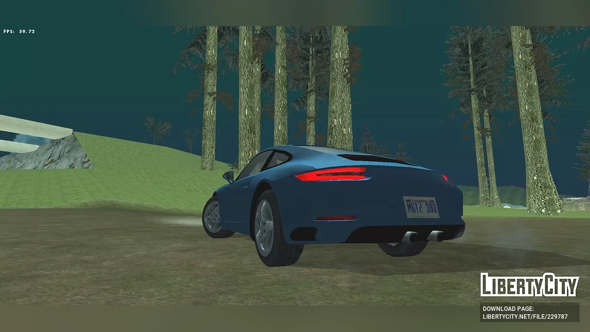 [Только DFF] Porsche 911 Carrera Sa Style / GTA San Andreas (iOS, Android)