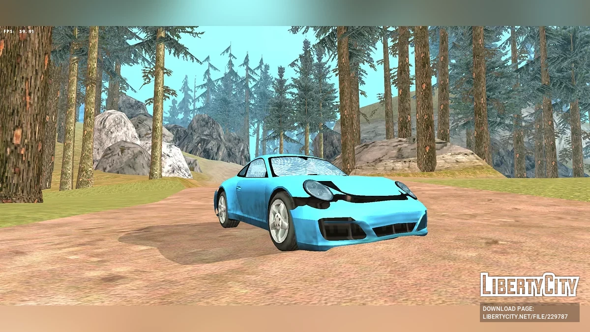 [Только DFF] Porsche 911 Carrera Sa Style / GTA San Andreas (iOS, Android)