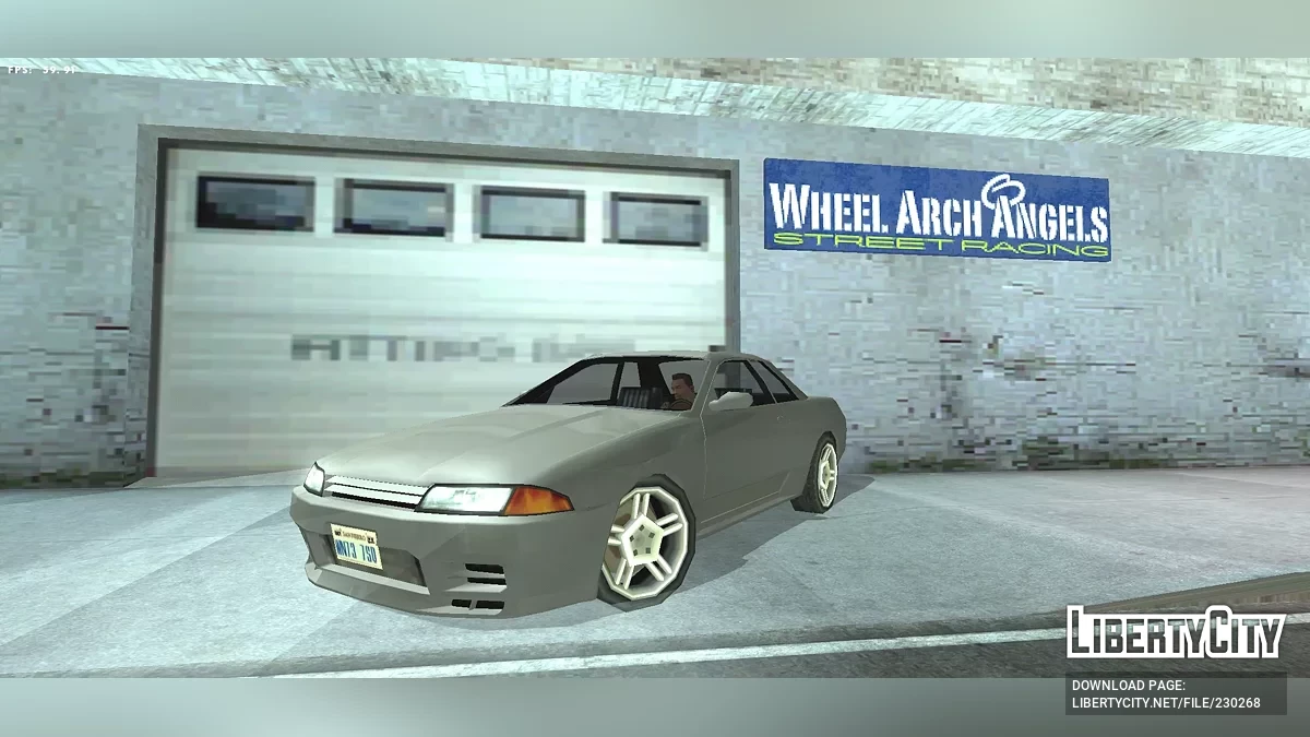 [Только DFF] R32 Skyline GTR + Кастомные детали / GTA San Andreas (iOS, Android)