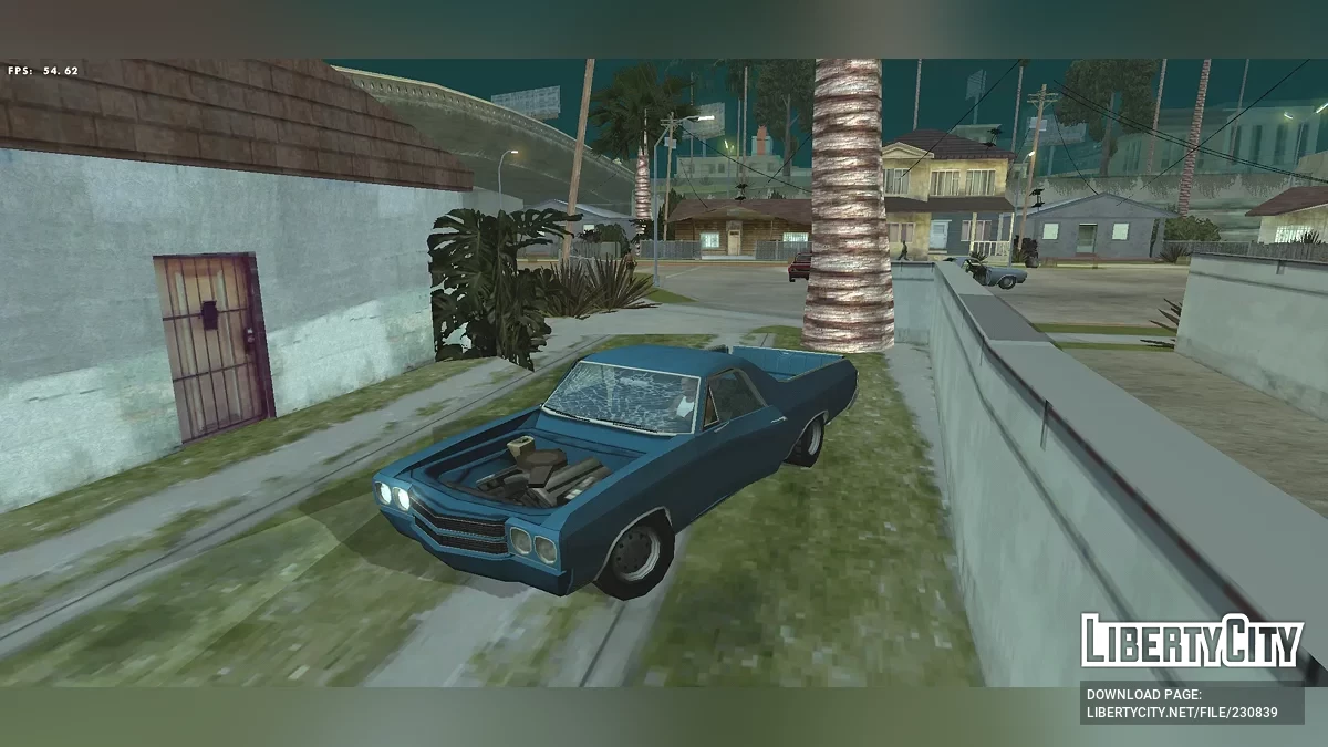 DFF ТОЛЬКО 1970 Chevrolet El Camino SS в стиле Sa / GTA San Andreas (iOS, Android)