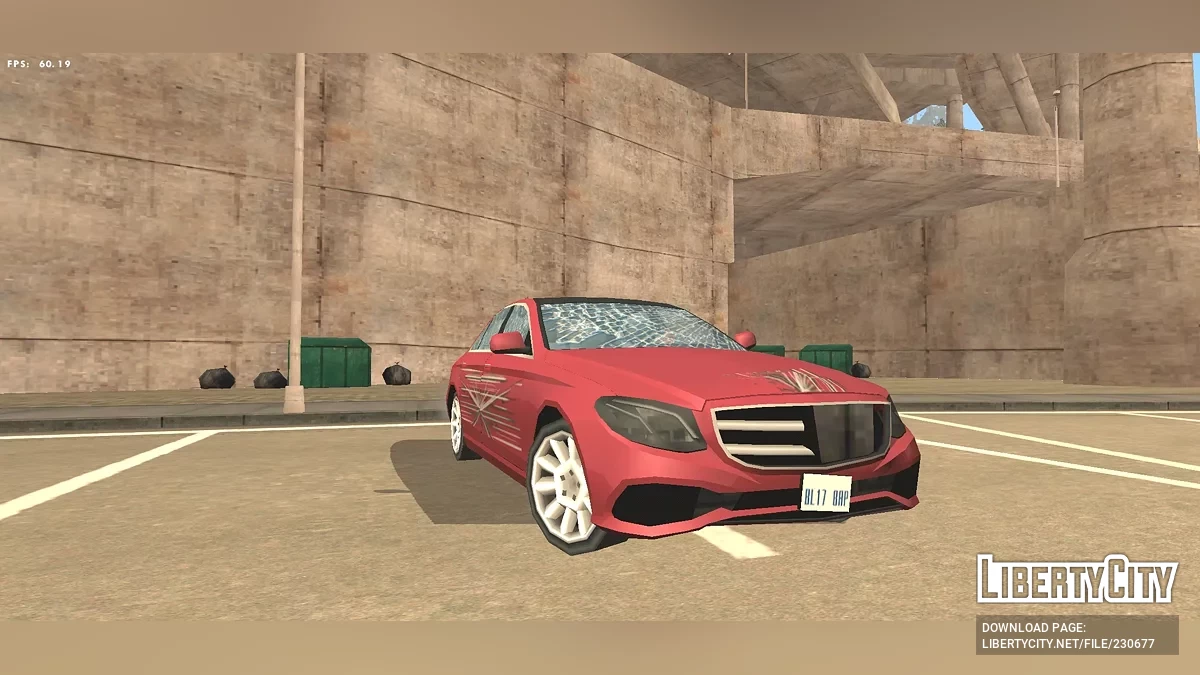 [Только DFF] 2017 Mercedes Benz E Class SA СТИЛЬ / GTA San Andreas (iOS, Android)