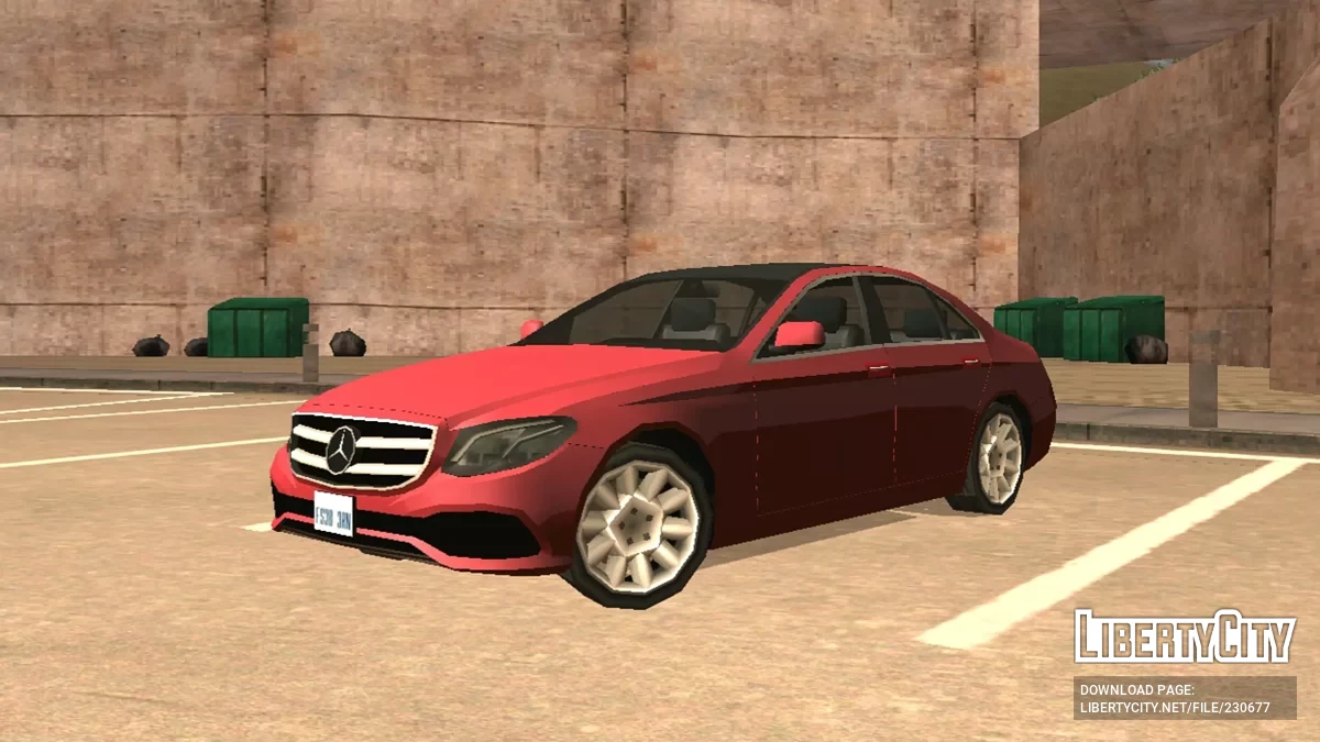 [Только DFF] 2017 Mercedes Benz E Class SA СТИЛЬ / GTA San Andreas (iOS, Android)