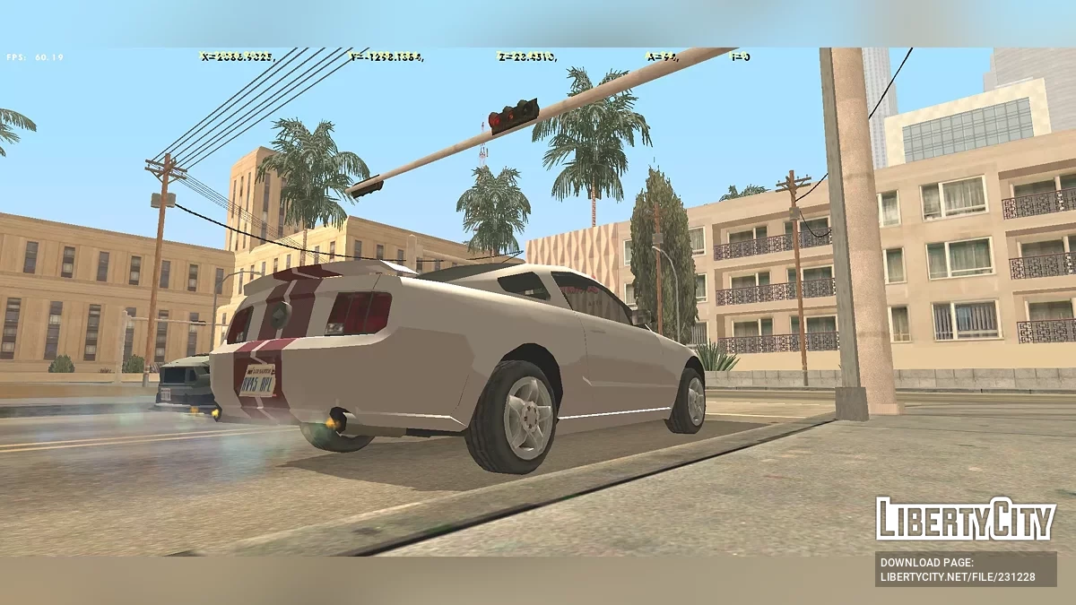 Dff только Ford MUSTANG GT '05 SA СТИЛЬ / GTA San Andreas (iOS, Android)