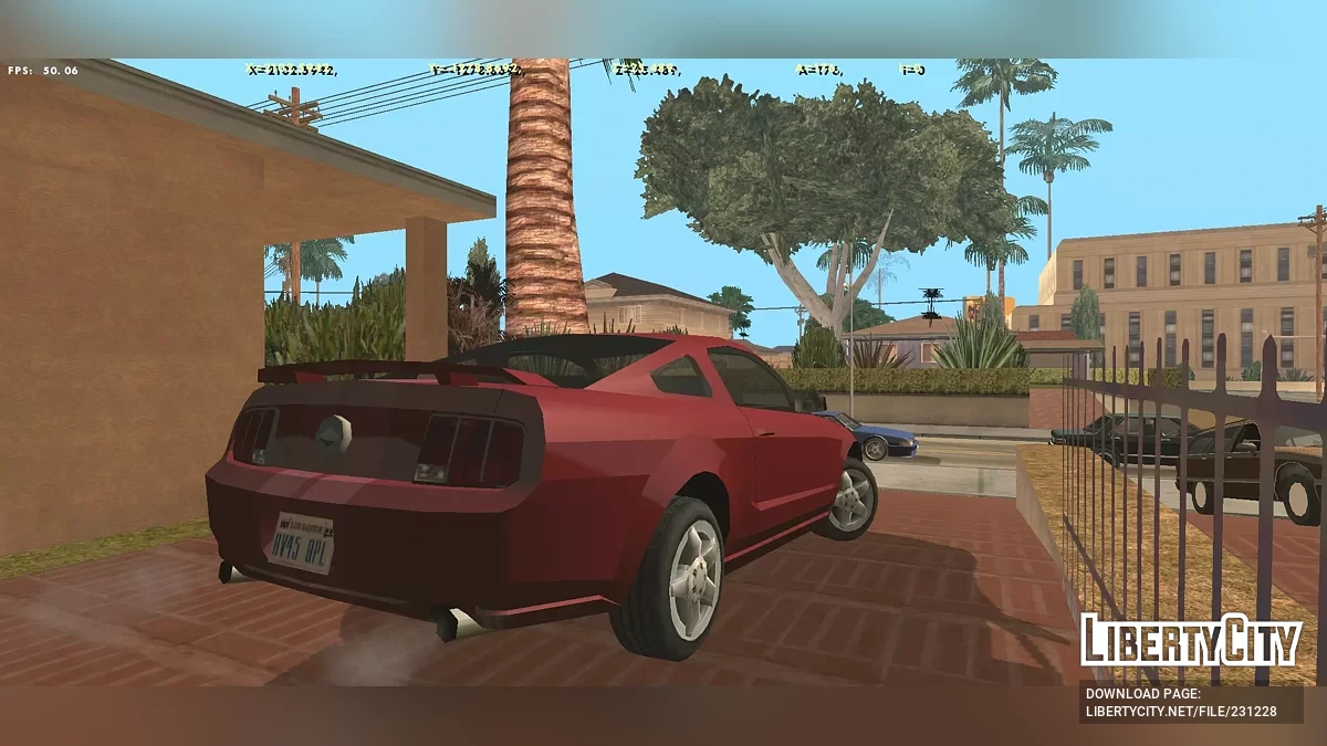 Dff только Ford MUSTANG GT '05 SA СТИЛЬ / GTA San Andreas (iOS, Android)