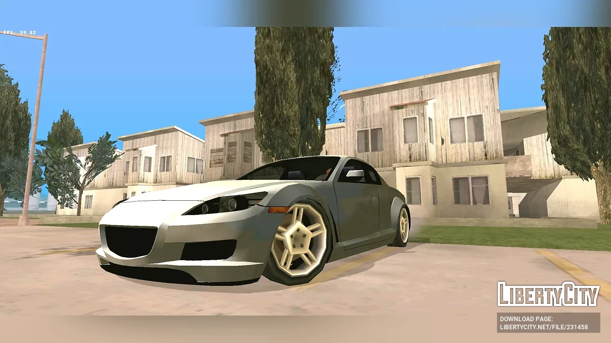 [Только DFF] Mazda Rx-8 SA СТИЛЬ / GTA San Andreas (iOS, Android)