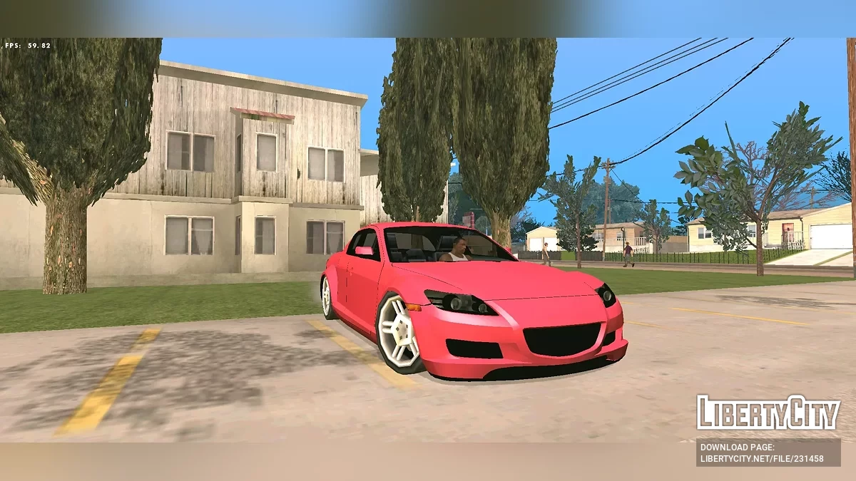 [Только DFF] Mazda Rx-8 SA СТИЛЬ / GTA San Andreas (iOS, Android)