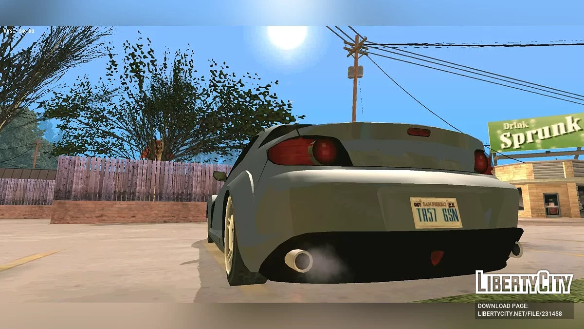 [Только DFF] Mazda Rx-8 SA СТИЛЬ / GTA San Andreas (iOS, Android)