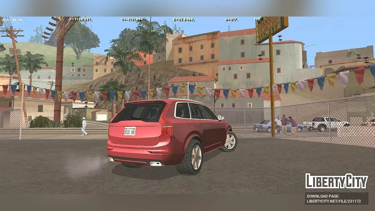 Volvo XC90 SA Стиль [Только DFF] / GTA San Andreas (iOS, Android)