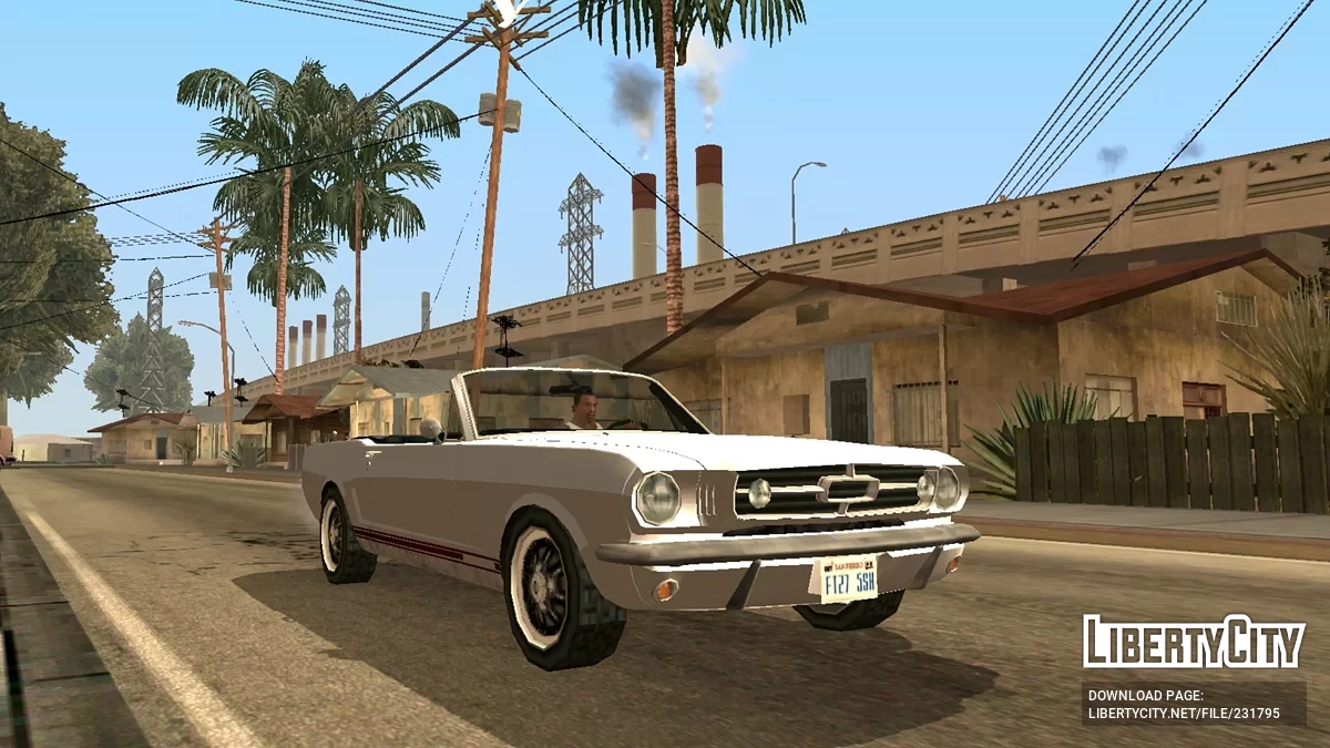 '65 Mustang GT Convertible [Только DFF] / GTA San Andreas (iOS, Android)