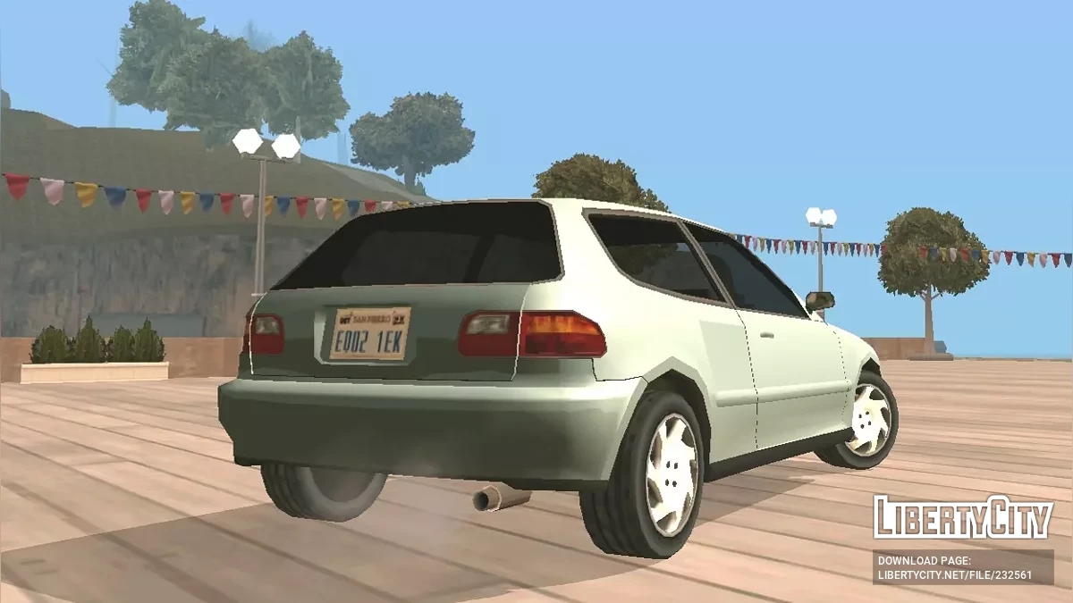 DFF ТОЛЬКО '91 Honda Civic EG6 SA Стиль / GTA San Andreas (iOS, Android)