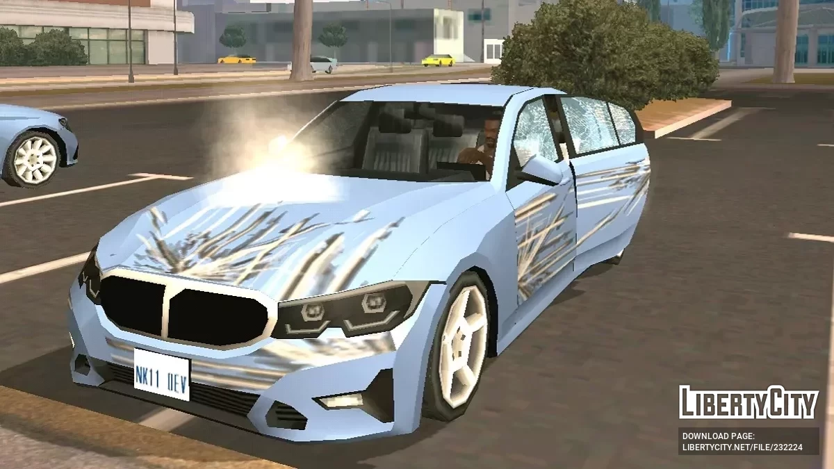 [Только DFF] BMW 3 серии 2019 в стиле SA / GTA San Andreas (iOS, Android)