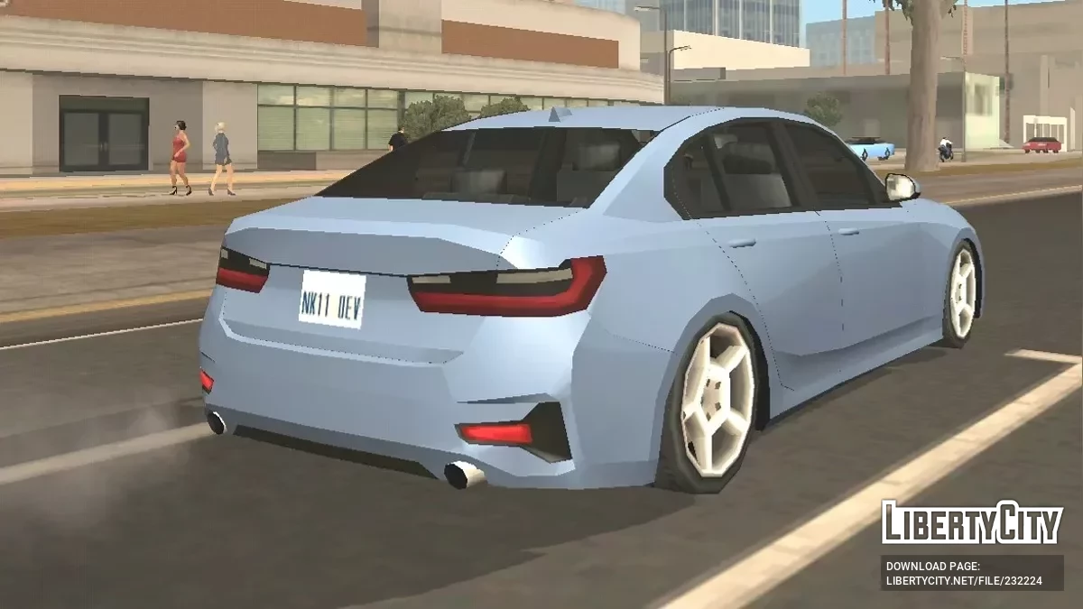 [Только DFF] BMW 3 серии 2019 в стиле SA / GTA San Andreas (iOS, Android)