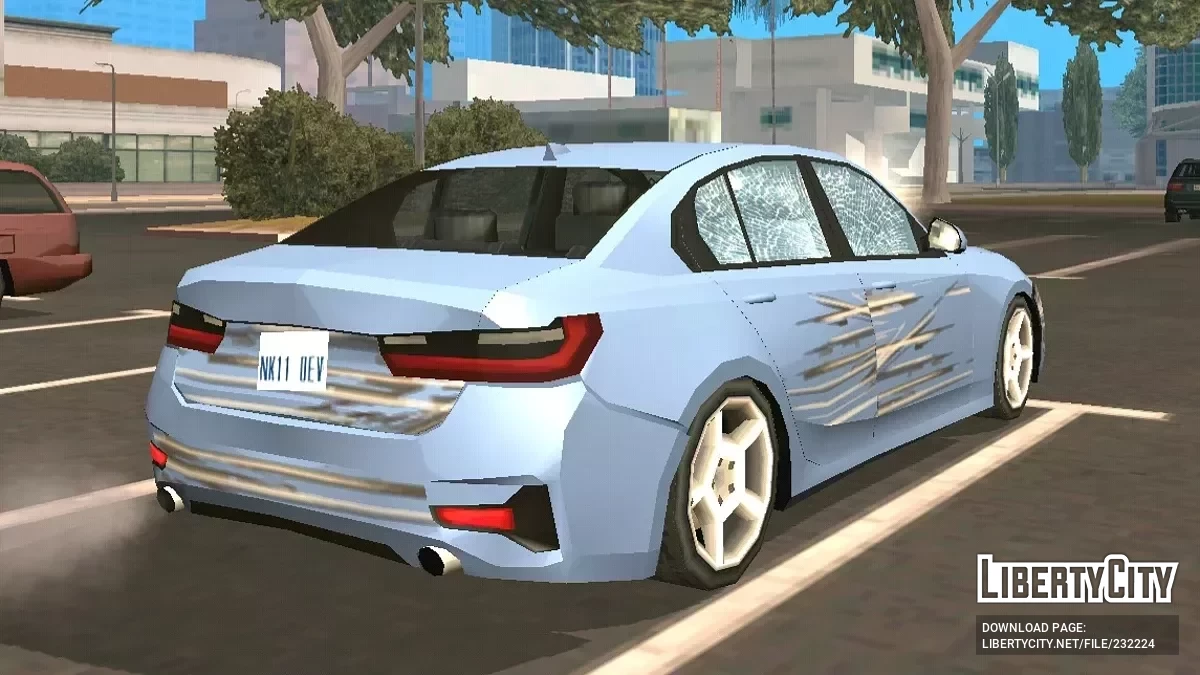 [Только DFF] BMW 3 серии 2019 в стиле SA / GTA San Andreas (iOS, Android)