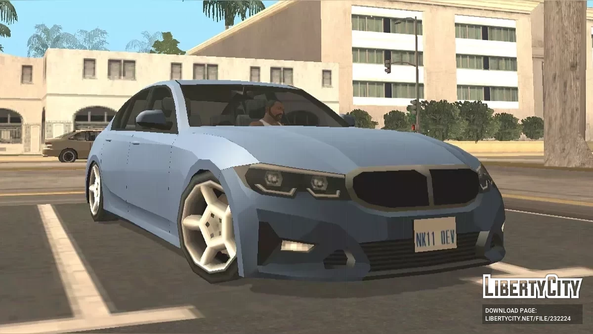 [Только DFF] BMW 3 серии 2019 в стиле SA / GTA San Andreas (iOS, Android)