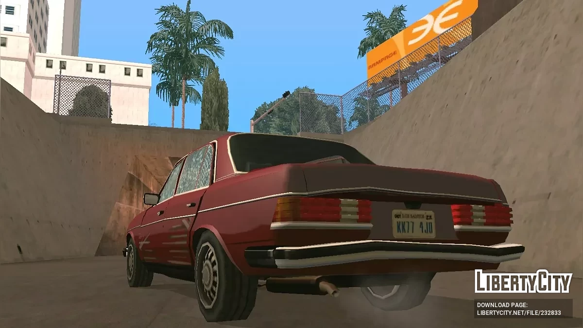 [Dff Только] Mercedes Benz W123 Sa Стиль / GTA San Andreas (iOS, Android)