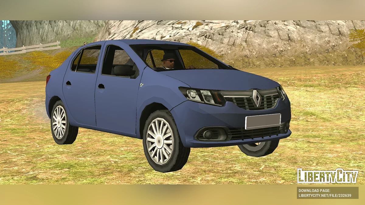 Renault Logan 2015 низкополигональная + sa still / GTA San Andreas (iOS, Android)