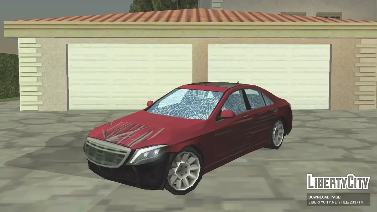 Mercedes S Class AMG (Стиль SA  Только DFF) / GTA San Andreas (iOS, Android)
