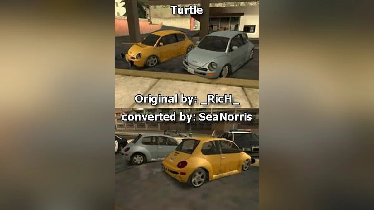 Beetle в стиле SA / GTA San Andreas