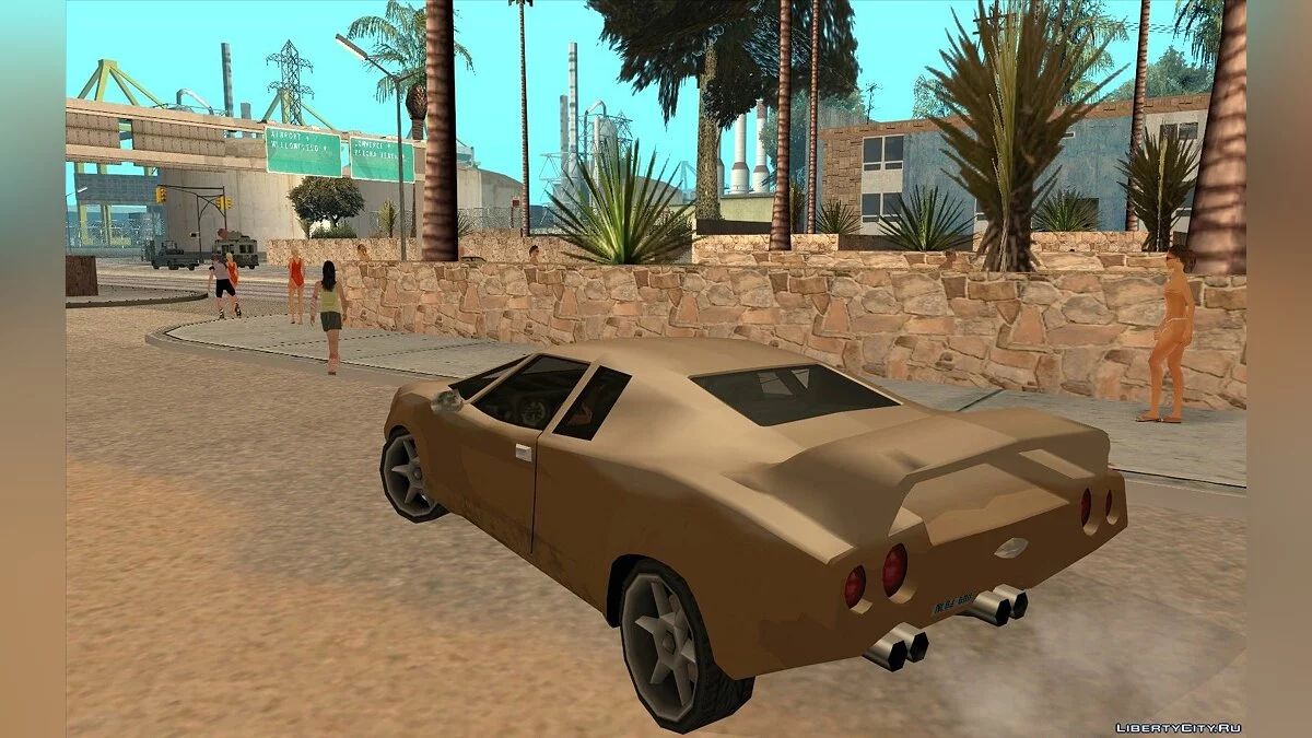 GTA VC Infernus SA style (Стыд-позор) / GTA San Andreas