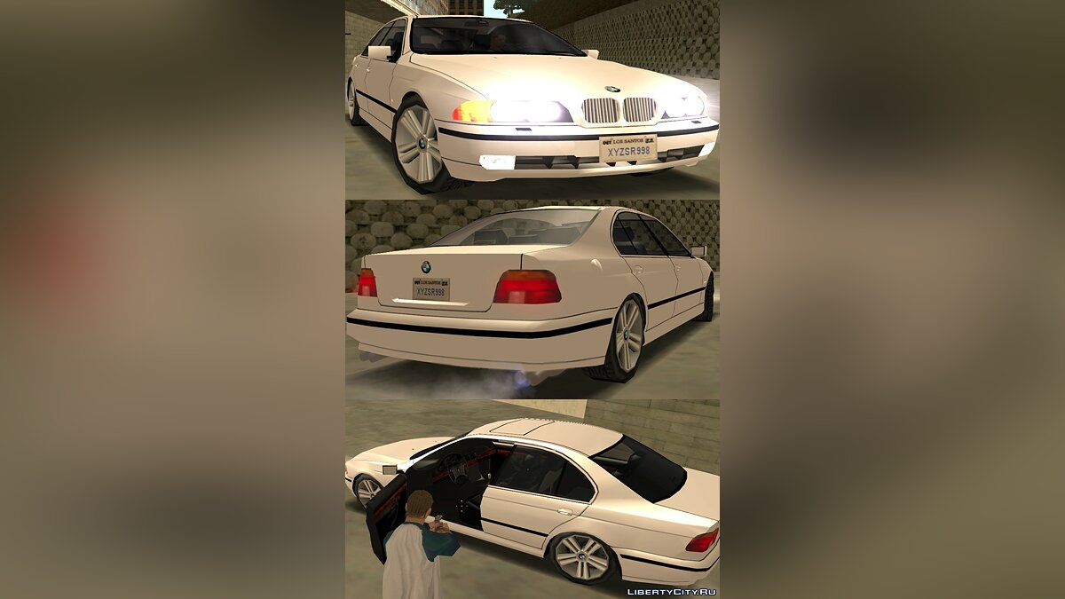 Скачать BMW M5 E39 [LQ | SA Style] для GTA San Andreas