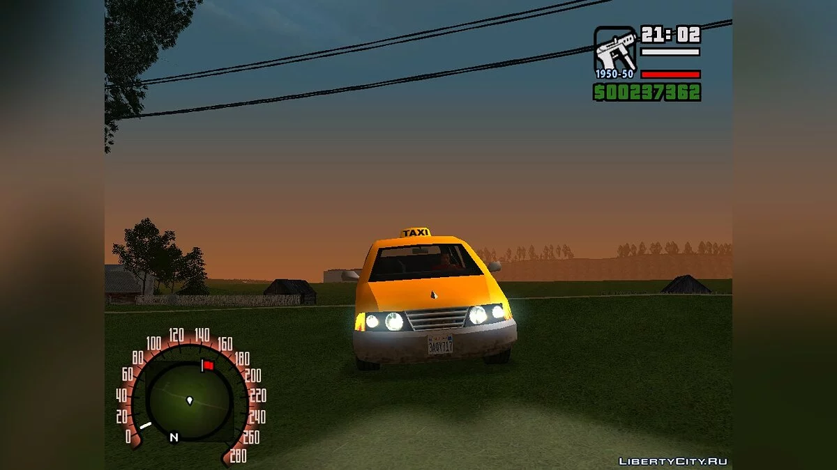 Minivan Cabbie in SA Style / GTA San Andreas