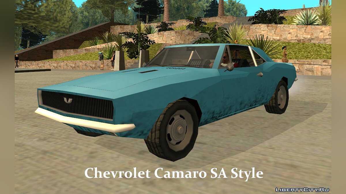 Скачать Chevrolet Camaro SS SA Style для GTA San Andreas