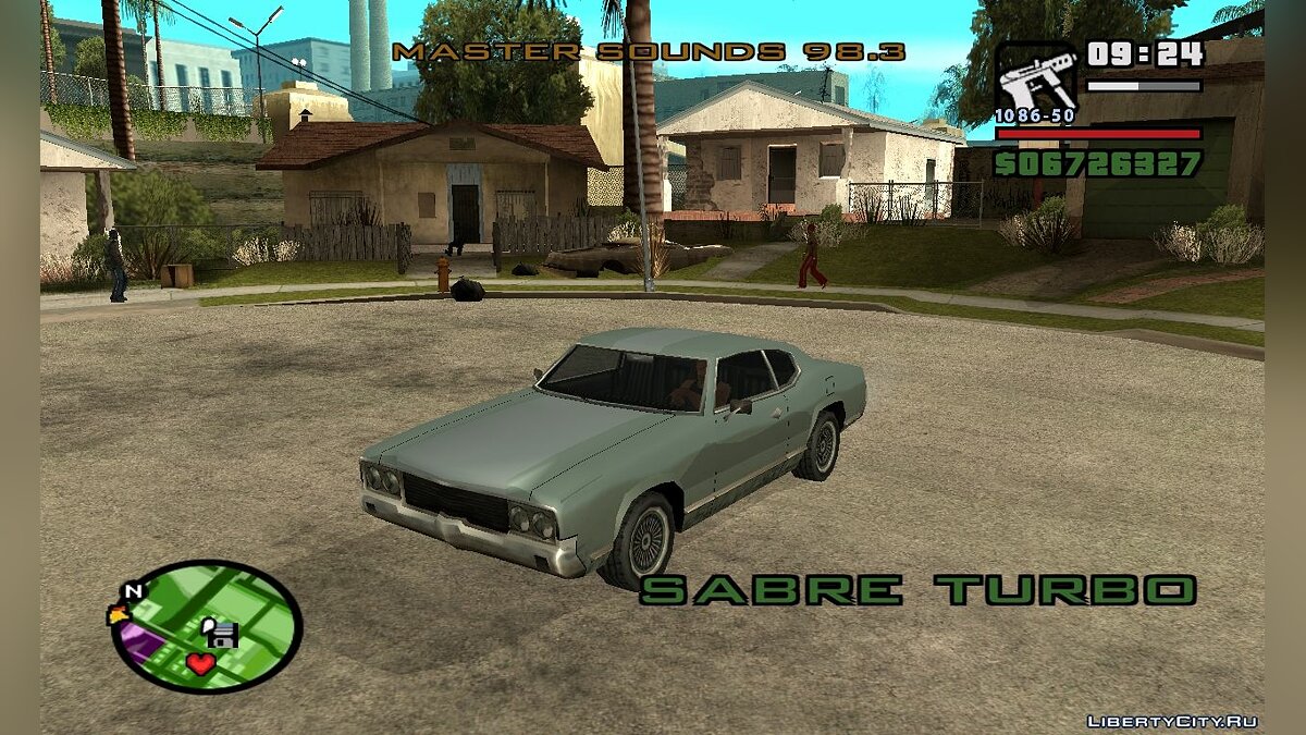 Замена sabretur.dff в GTA San Andreas (6 файлов)