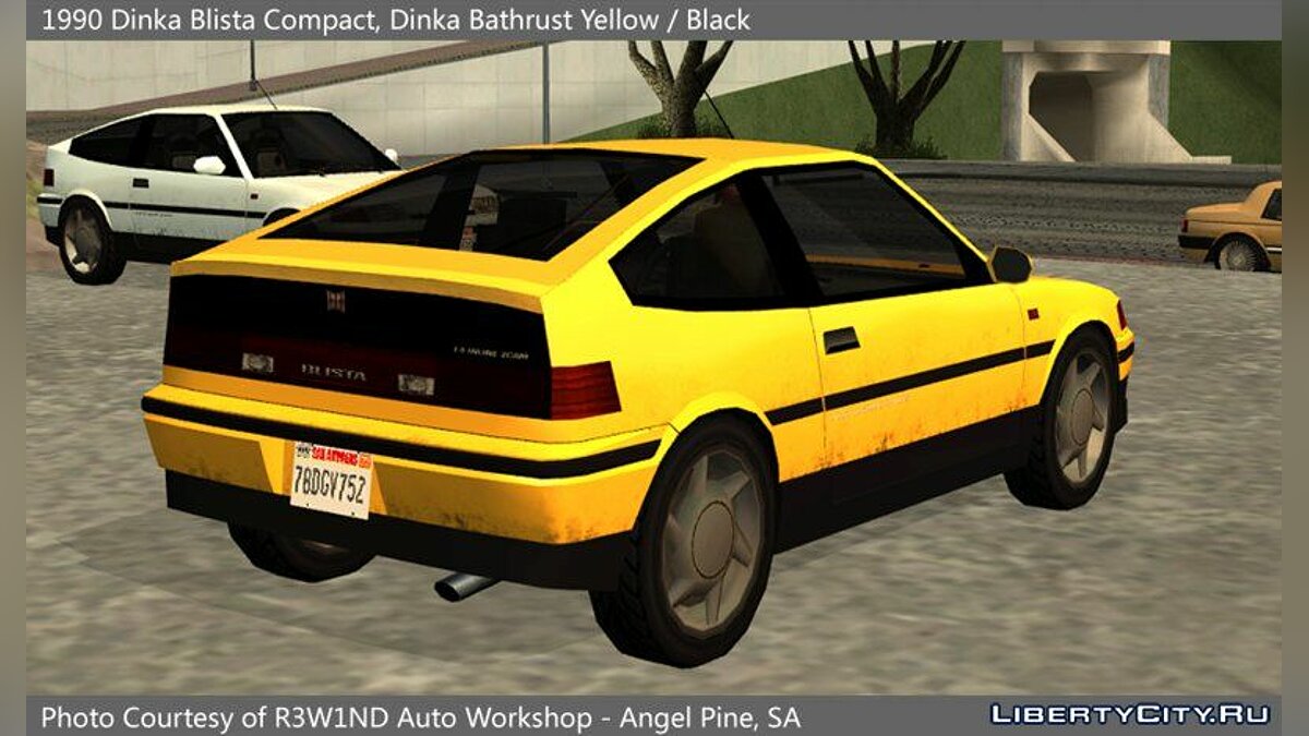 Скачать Dinka Blista Compact 1990 для GTA San Andreas