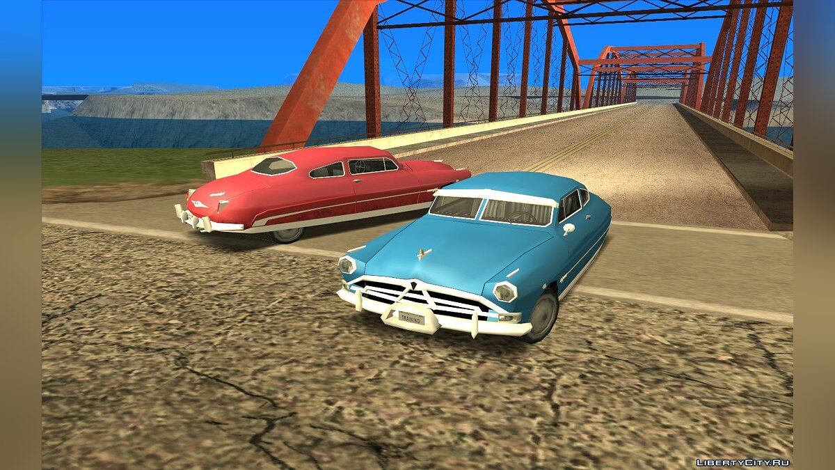 Скачать Hudson Hornet Club Coupe '51 [SA Style] для GTA San Andreas