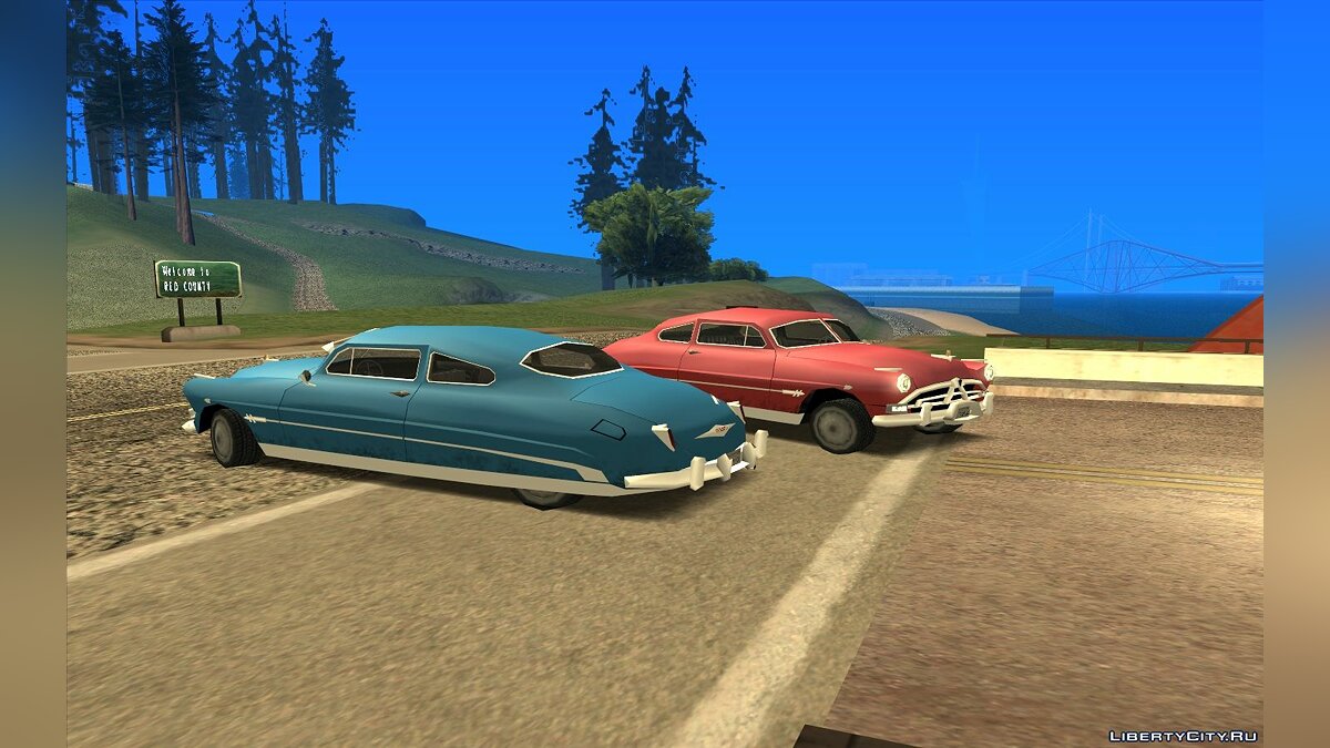 Скачать Hudson Hornet Club Coupe '51 [SA Style] для GTA San Andreas