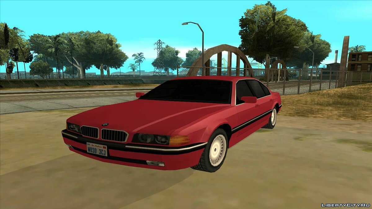 Скачать BMW 7 series E38 для GTA San Andreas