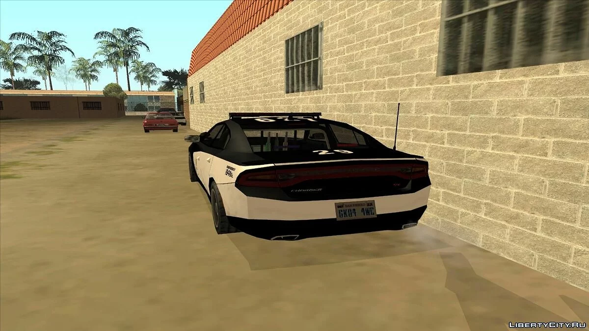 LQ Police Dodge Charger SRT8 Hellcat 2015 [SA Styled] / GTA San Andreas