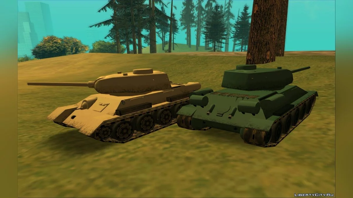 T-34-85 [SA Style] / GTA San Andreas