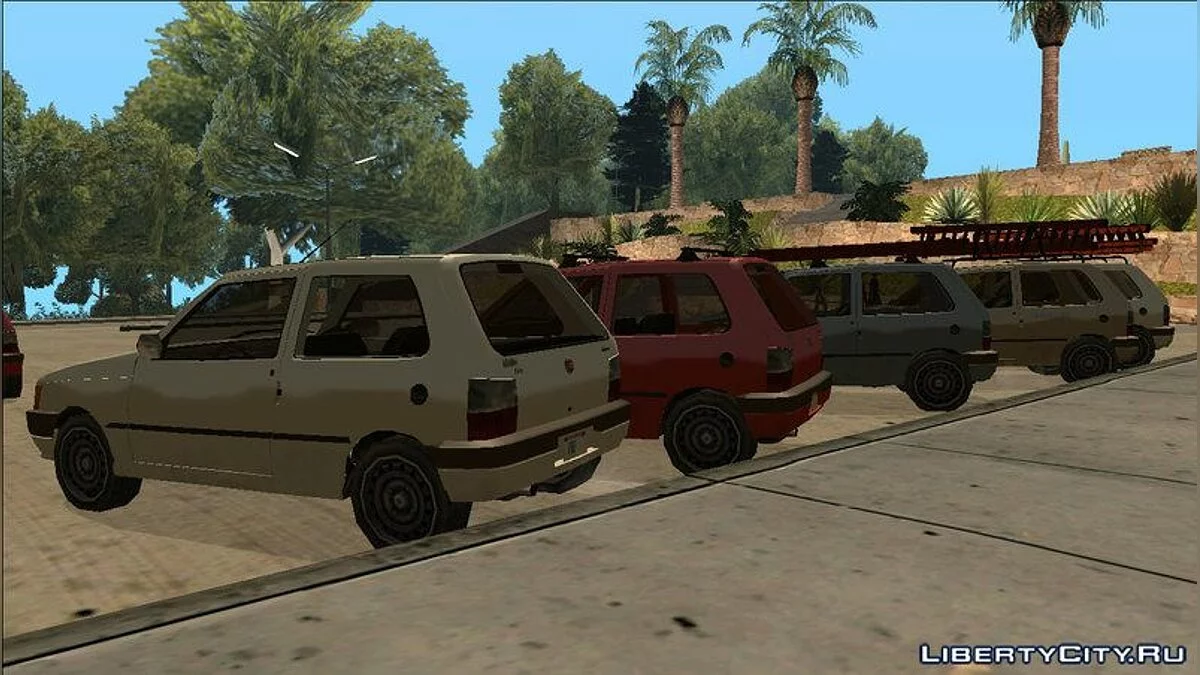 Fiat Uno Mille Fire 2012/2013 - SA-Style / GTA San Andreas